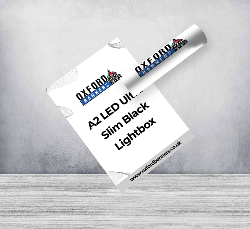 A2 LED Ultra Slim Black Lightbox Replacement Graphics